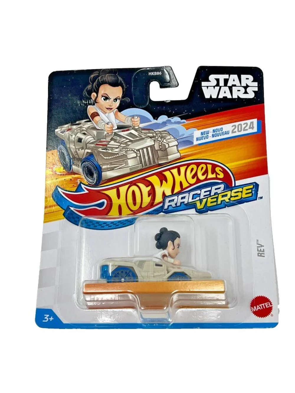 Hot Wheels 2024 Racer Verse Star Wars Rey Millennium Falcon